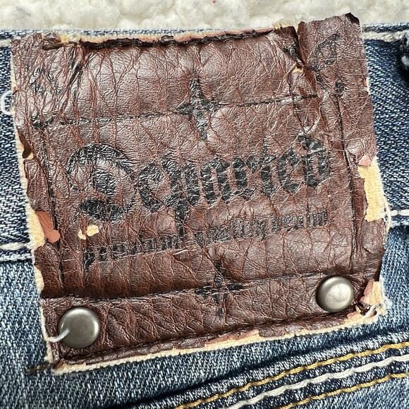 Departed Beach Blvd Slim Straight Jeans 38x32 (Actual 37x32) Streetwear Y2K - Picture 7 of 16